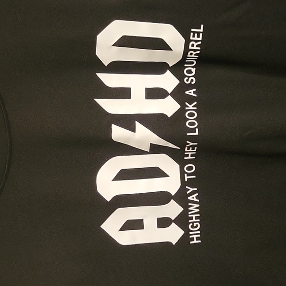 ADHD Funny Graphic T-shirt - Picture 2 of 4